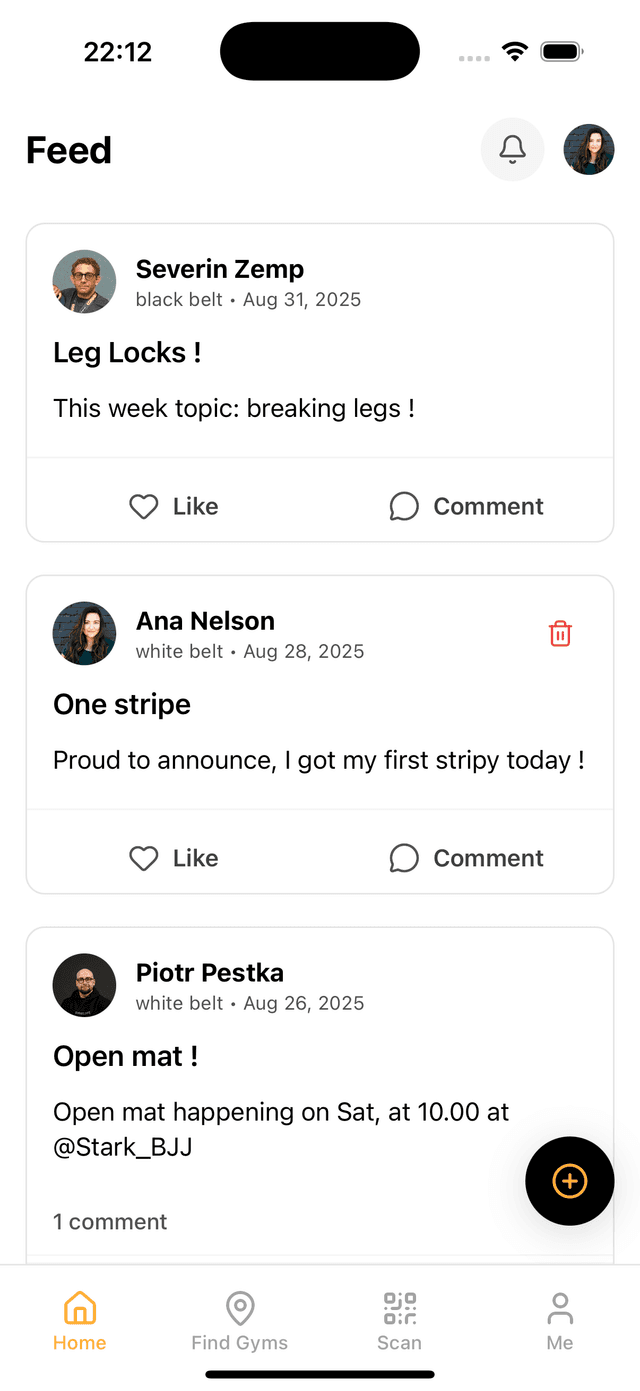 Ossify App Screenshot